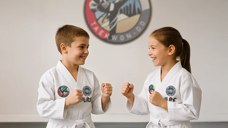 Two Kids Emirates Taekwon-Do